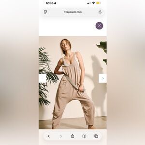 Free People Hot Shot Onesie